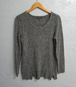 Relativity grey multi-colored sweater woman's size Medium